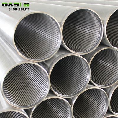 Tubo redondo del filtro para pozos del acero inoxidable del metal para la perforación que perfora el grueso de 2m m