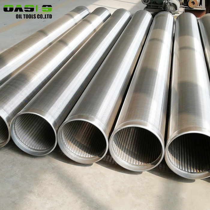 Water Well Wedge Wire Screen High Performance Stainless Steel Material